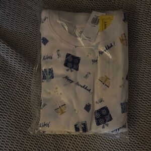 NWT Gender Neutral Old Navy Hanukkah Themed Pajama Set